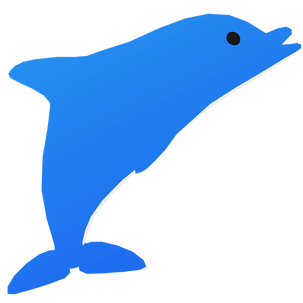 Emissive Rendered Dolphin